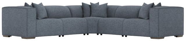 Bernhardt Bliss Bernhardt Living 5-Piece Blue L-Shape Power Reclining Sectional-2