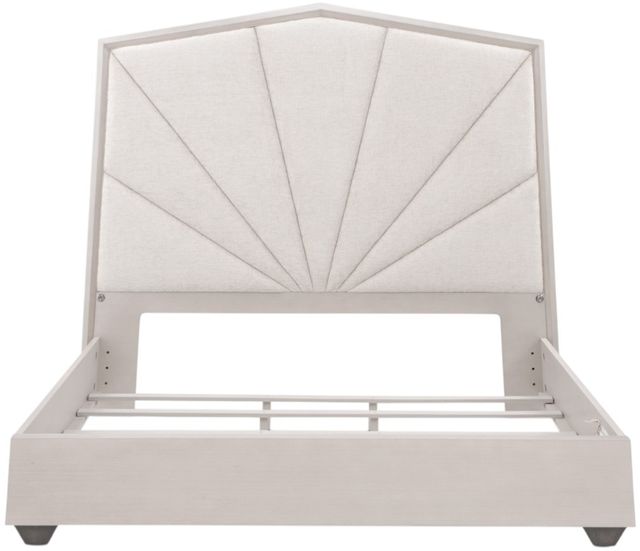Michael Amini® Fantosini Silver Leaf Eastern King Panel Bed-3
