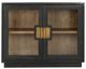 Classic Home Larson Carbon Black 2-Door Cabinet-2