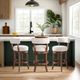 Armen Living Mystic 2-Piece Ancient Stone/Brown Oak Counter Stool Set-1