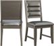 Elements International 14.5 Pewter Standard Height Side Chair-4
