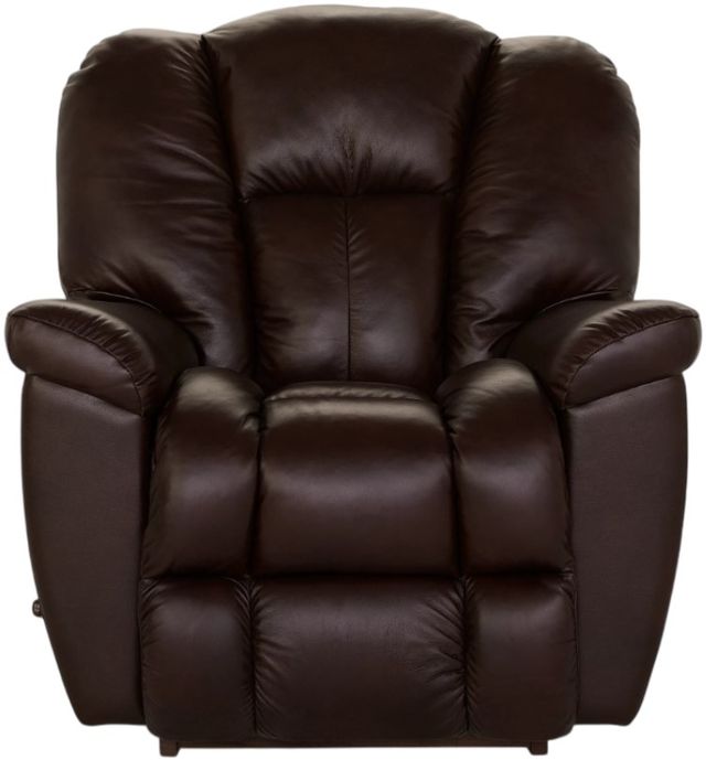 La-Z-Boy® Maverick Walnut Leather Manual Wall Recliner-1