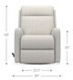 La-Z-Boy® Finley Dove Manual Gliding Recliner-4