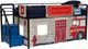 dhp furniture® Fire Department Multi-Colored Youth Bed Curtain Set-0