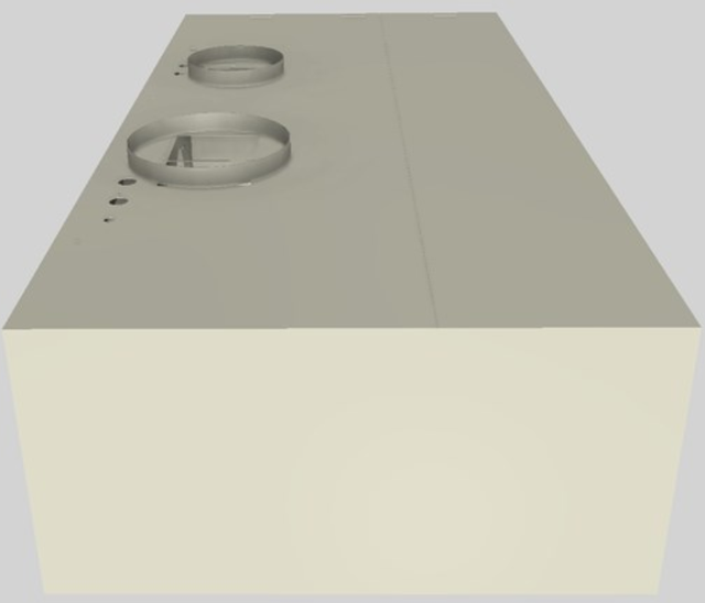 Vent-A-Hood® 48" Biscuit Wall Mounted Range Hood-1