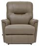 La-Z-Boy® Aries Ecru Leather Manual Rocking Recliner-1