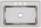 Elkay Lustertone® Classic Lustrous Satin 33" x 22" x 12" 3-Hole Single Bowl Drop-in Sink-1