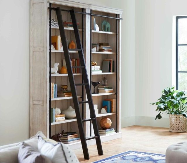 Martin Furniture Avondale 2-Piece White Bookcase-1
