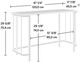 Sauder® Station House® Etched Oak™ Writing Desk-4