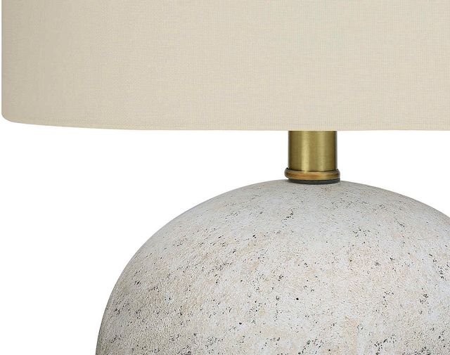 Monarch Specialties Inc. 20"H Grey Concrete Table Lamp-2