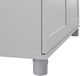 Ameriwood Home Lory Framed 36" Dove Gray Utility Cabinet-3