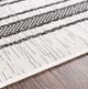 Surya Eagean Charcoal/Off-White 4'x6' Area Rug-4