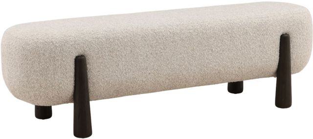 Dovetail Furniture Maristela Beige Bench-0
