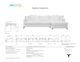 Van Gogh Designs Aveline Madison Cotton Fabric Condo Loveseat-3