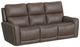 Flexsteel® Carter Cappuccino Power Reclining Sofa with Console-0
