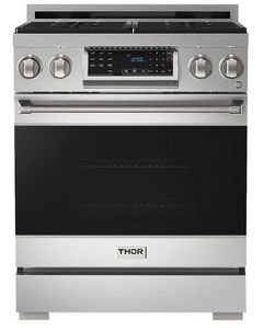 Thor Kitchen® Gordon Ramsay Series 30" Stainless Steel Freestanding Gas Range 