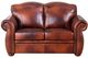 Leather Italia™ Arizona Brown Loveseat-1