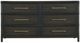 Hooker® Furniture Retreat Pole Rattan Black Sand Dresser-2