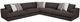Franklin™ Thunder 3-Piece Iris Thunder Sectional-0