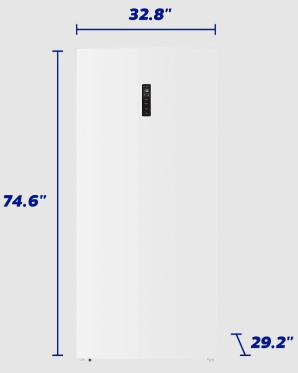 Element® 33" 21.2 Cu. Ft. White Upright Freezer-2