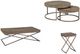 Bassett Mirror Cambria Hand Padded Bronze Nesting Table-2