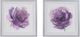 Olliix by Madison Park Signature Purple Set of 2 Purple Ladies Rose Frame Graphic Print-0