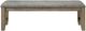 New Classic® Home Furnishings Harrisburg Gray/Walnut Dining Bench-2