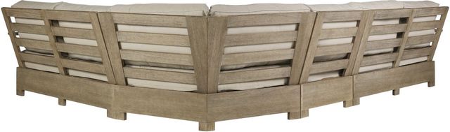 Signature Design by Ashley® Silo Point 4-Piece Brown Outdoor Sectional-1