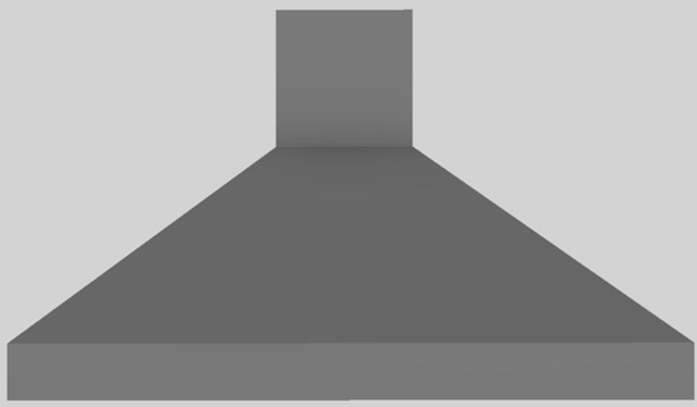Vent-A-Hood® 48" Gunsmoke Euro-Style Wall Mounted Range Hood-0