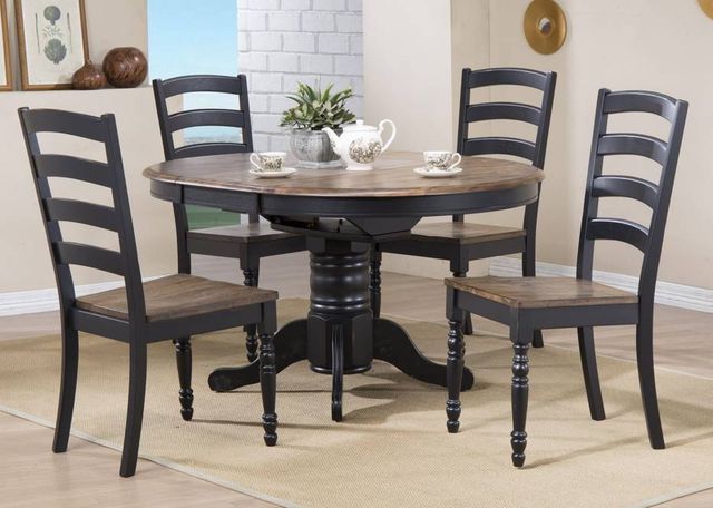 Urban Styles Furniture Cambridge Black/Brown Dining Chair-1