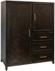 Stylecraft Burnt Umber Wardrobe Cabinet-0