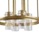 A & B Home Gold Kennedy 4-Light Chandelier-3