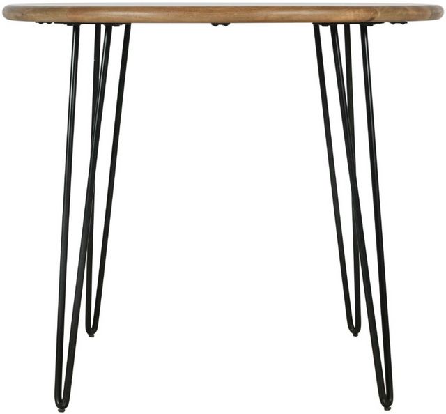 Jofran Inc. Brennan 5-Piece Dark Brown/Golden Counter Table Set-2