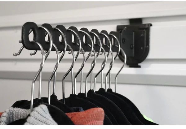 Gladiator® 2 Pack Hammered Granite Foldaway Hanger Hook-9