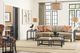 Hammary® Mackintosh 3-Piece Glass Top Nesting Coffee Table Set with Black Base-1