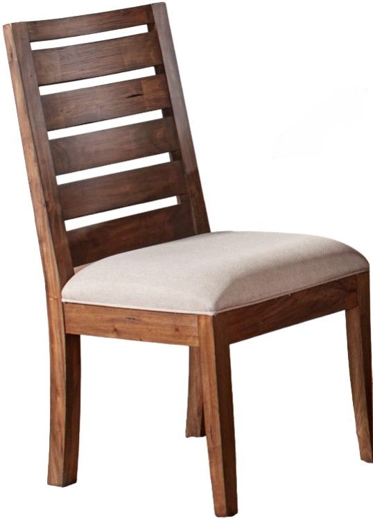 A-America® Anacortes Salvage Mahogany Ladderback Dining Side Chair-0