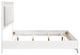 Homelegance® Ripple High Gloss White California King Panel Bed-5