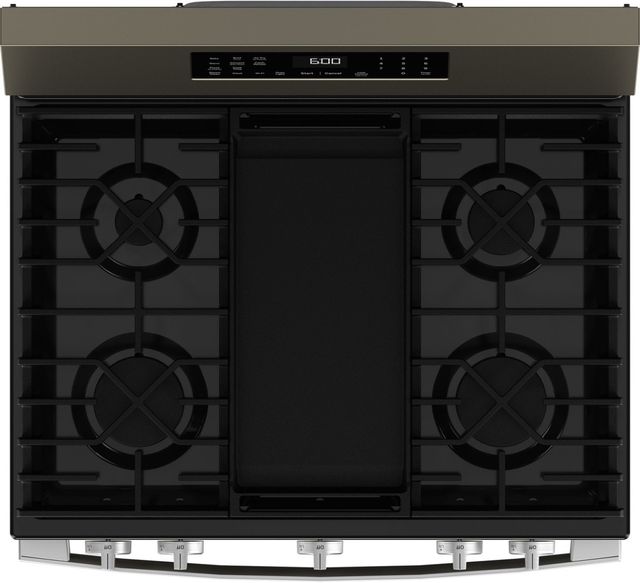 GE® 30'' Fingerprint Resistant Slate Freestanding Gas Range-4