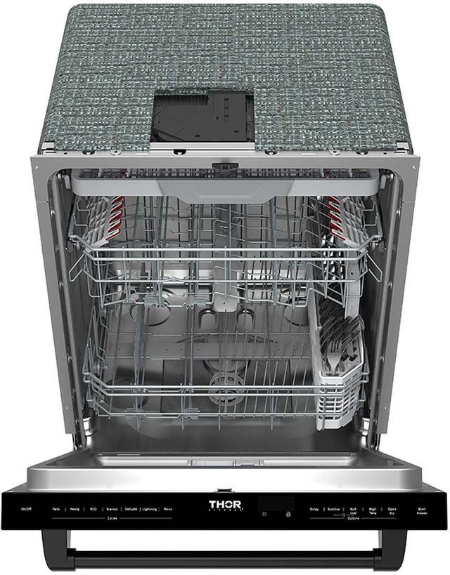 Thor Kitchen 24" Black Top Control Built-in Dishwasher-3