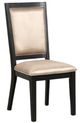 Furniture of America® Kenyada 2-Piece Beige/Espresso Dining Chair Set-0
