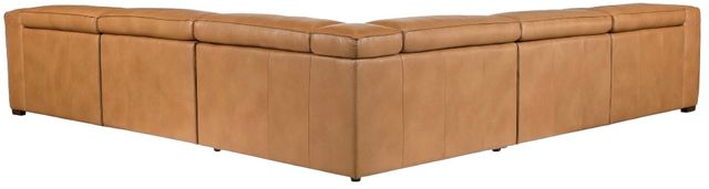 Hooker® Furniture MS Fresco 5-Piece Zen Caramel L-Shape Power Reclining Sectional with Power Headrest-3