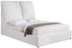 Coaster® Gwendoline White Upholstered Queen Platform Bed-0