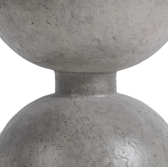 Classic Home Adna Dark Gray Concrete Outdoor Accent Table-4