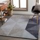 Surya Kennedy Ink Blue/Charcoal/Denim 5'x8' Area Rug-5