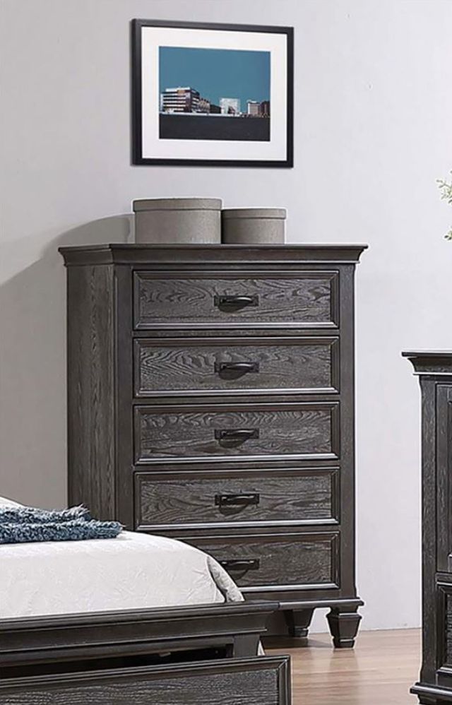 Coaster® Franco Weathered Sage 5-Drawer Chest-1
