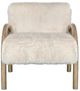 Armen Living Rae Alpine/Honey Accent Chair-1