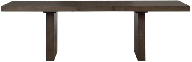 Steve Silver Co. Evan 7-Piece Green/Walnut Dining Table Set-2