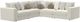 Jackson Furniture Ritzy 5-Piece Bone Sectional-0