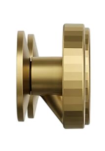 KOHLER® Components® Vibrant Brushed Moderne Brass Bathroom Sink Faucet Industrial Handle Trim-2