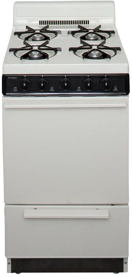 Premier 20" Biscuit Freestanding Gas Range-0